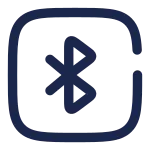 Bluetooth Square SVG Icon